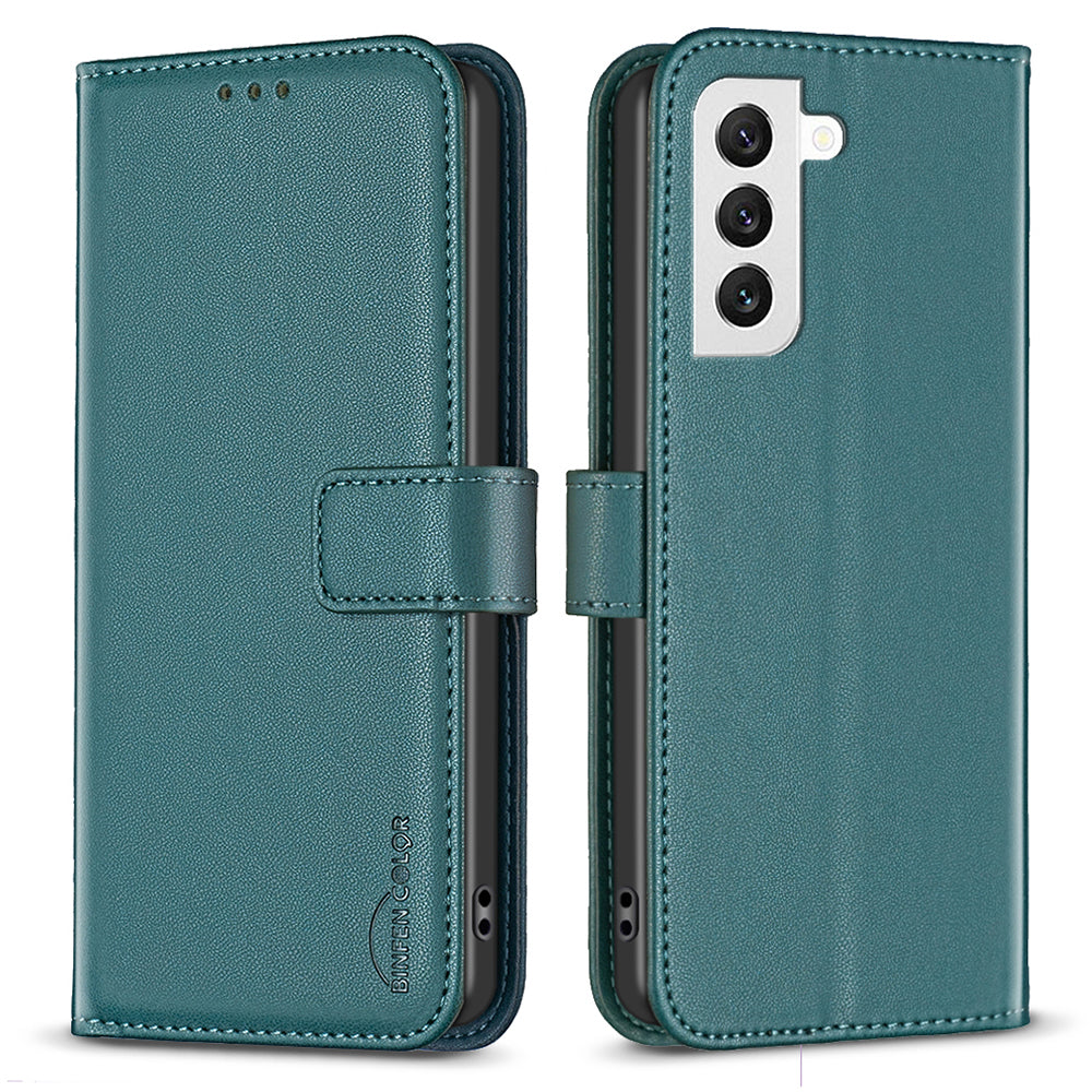 BINFEN COLOR BF17 stojánek kryt na telefon pro Samsung Galaxy S22 5G peněženka PU kožené pouzdro na mobil BINFEN COLOR BF17 stojánek kryt na telefon pro Samsung Galaxy S22 5G peněženka PU kožené pouzdro na mobil